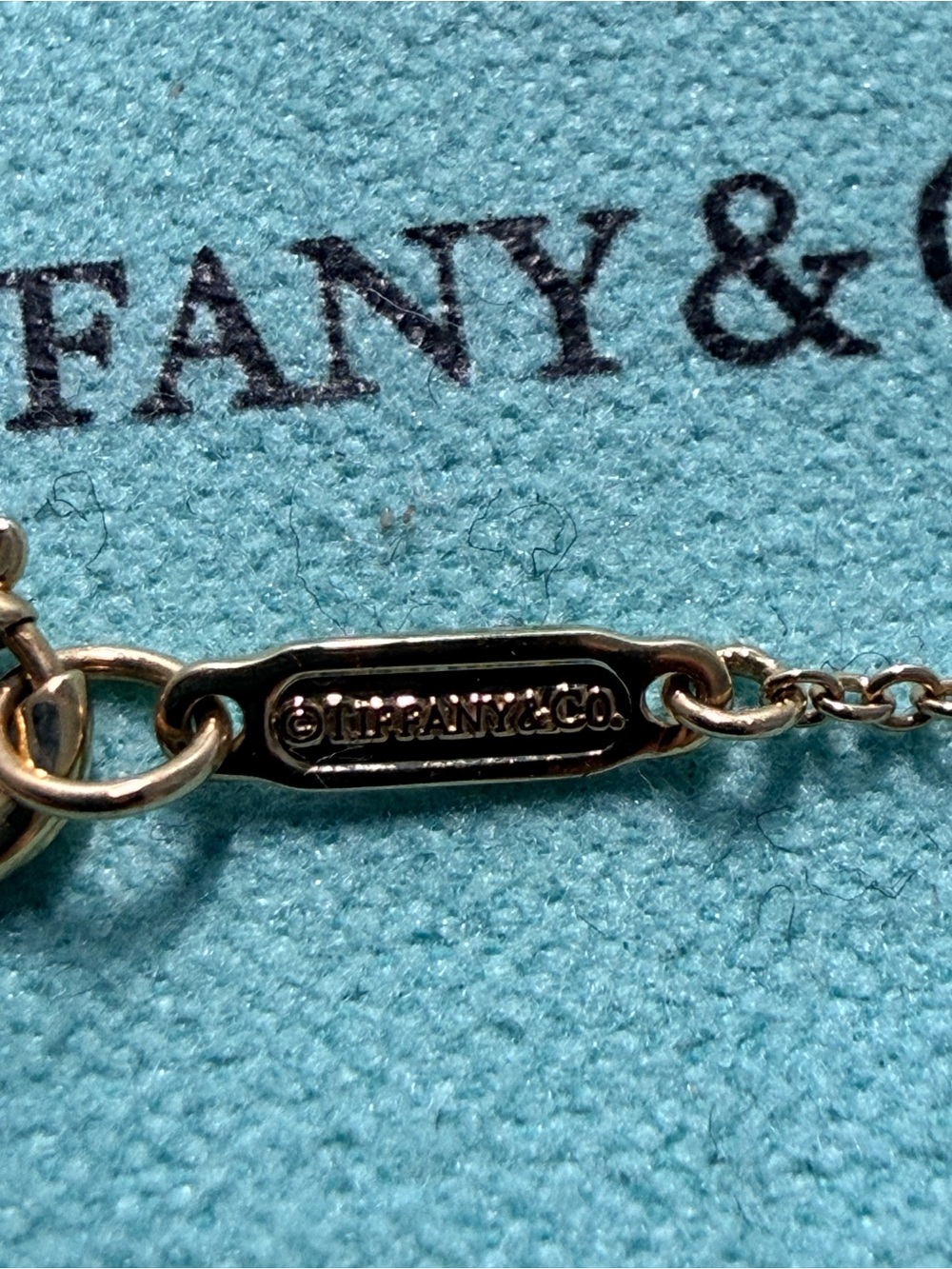 Tiffany & Co. 18k Yellow Gold T Smile Pendant with Diamonds Small Size w/ Pouch - Picture 5 of 6